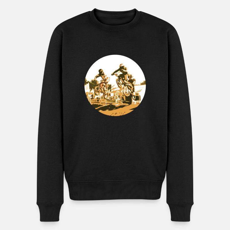 BMX - Männer Premium Bio Pullover - Schwarz