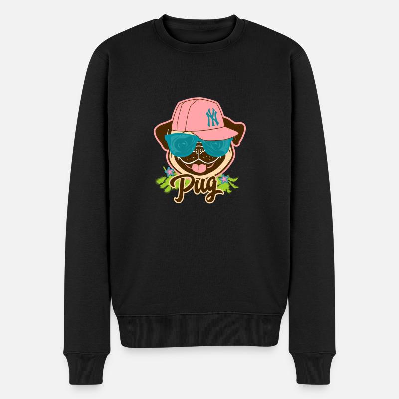 Dog - Männer Premium Bio Pullover - Schwarz