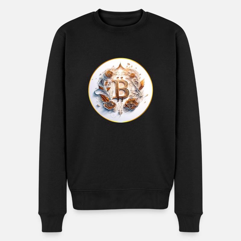 Bitcoin Six par Patrick Hager - Pull Premium bio Homme - noir