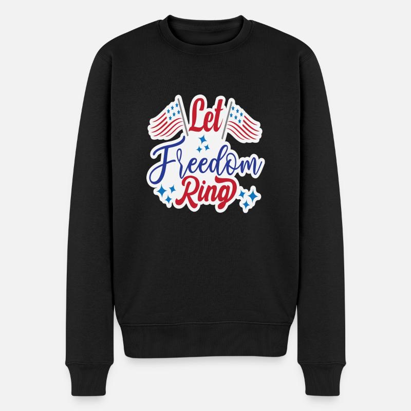 Que la liberté sonne - Pull Premium bio Homme - noir