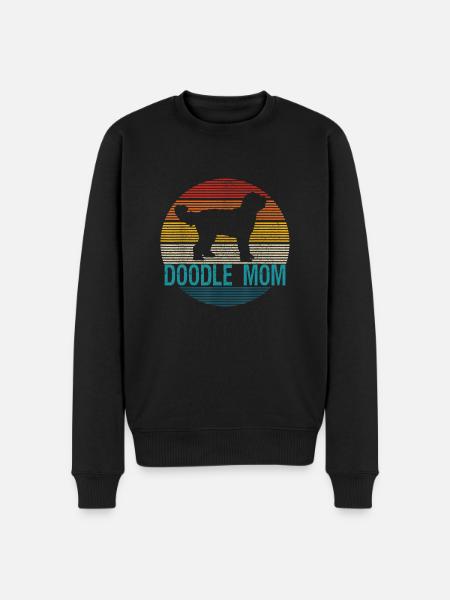 Doodle Mom - Men's Premium Organic Jumper - black
