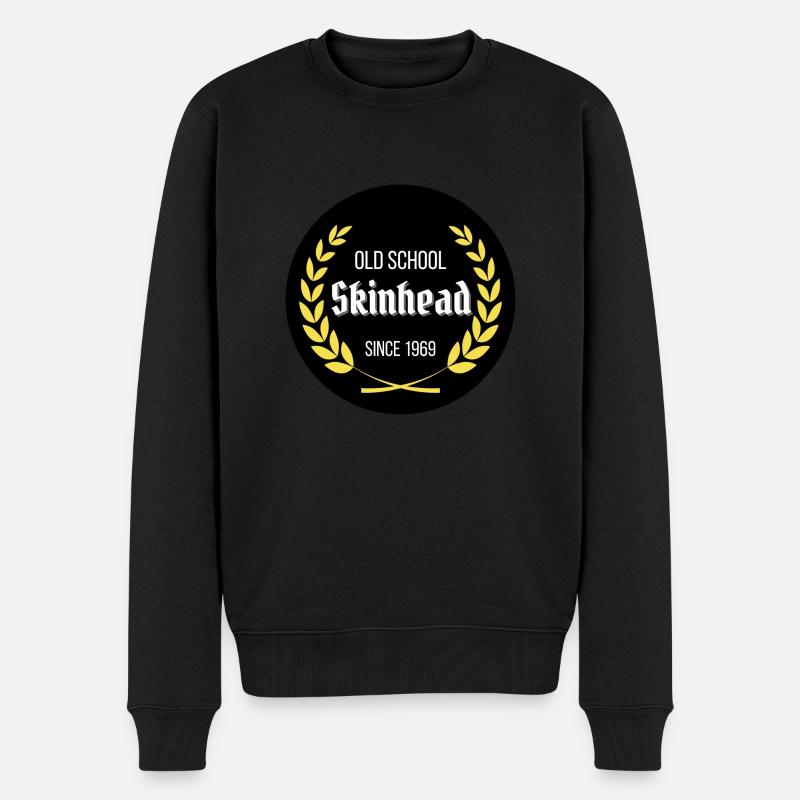 Skinhead Old Union depuis 1969 - Pull Premium bio Homme - noir
