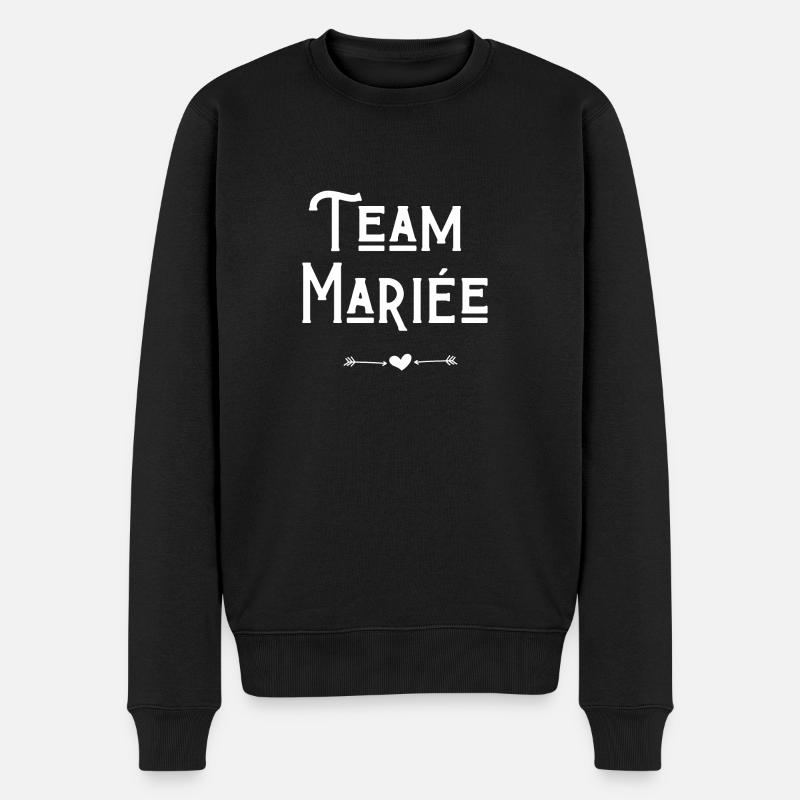 Team mariée - Pull Premium bio Homme - noir