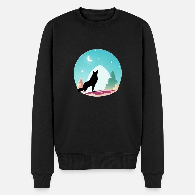 Loup - Pull Premium bio Homme - noir