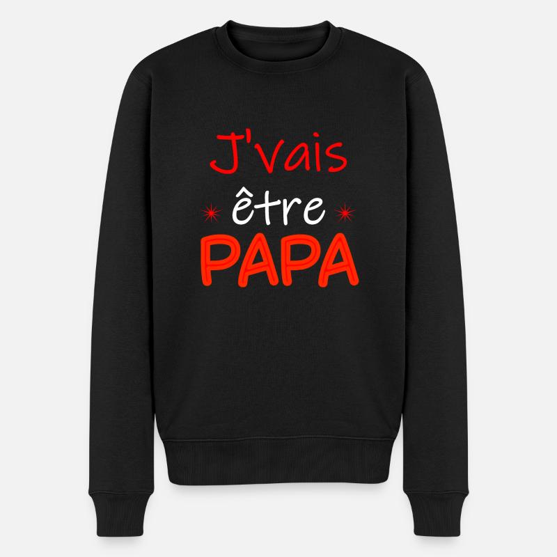 J'vais être papa - Pull Premium bio Homme - noir