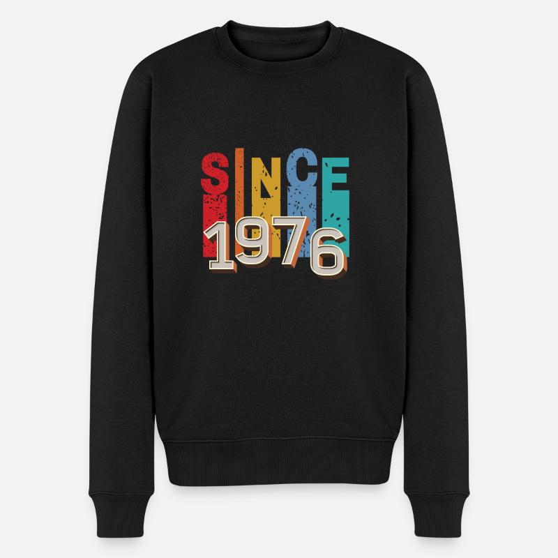 Since 1976 retro - Pull Premium bio Homme - noir