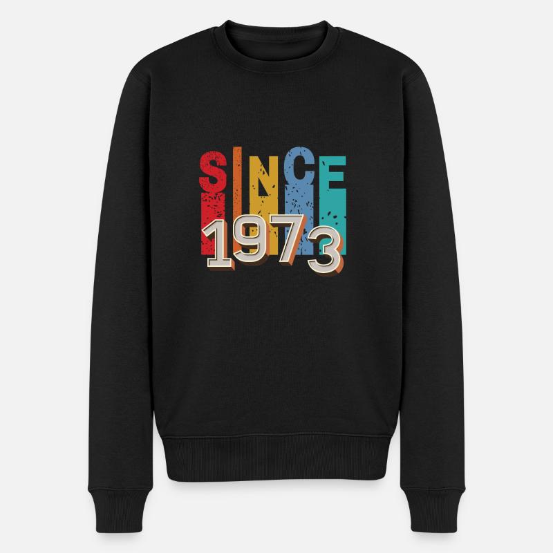 Since 1973 retro - Pull Premium bio Homme - noir
