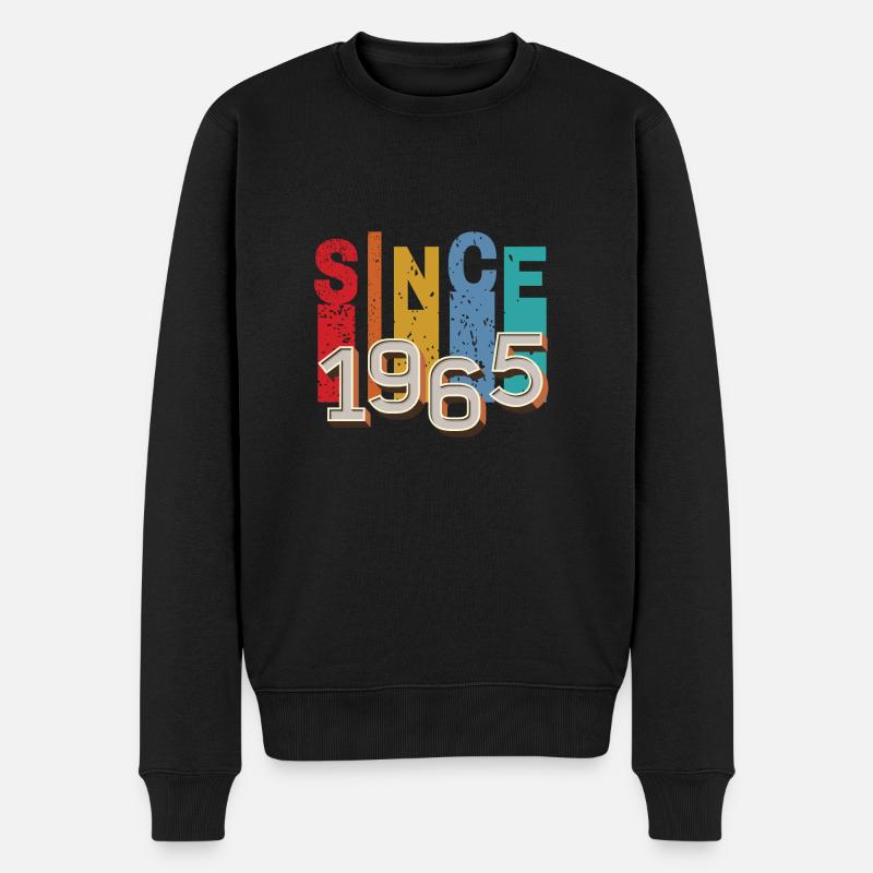 Since 1965 retro - Pull Premium bio Homme - noir