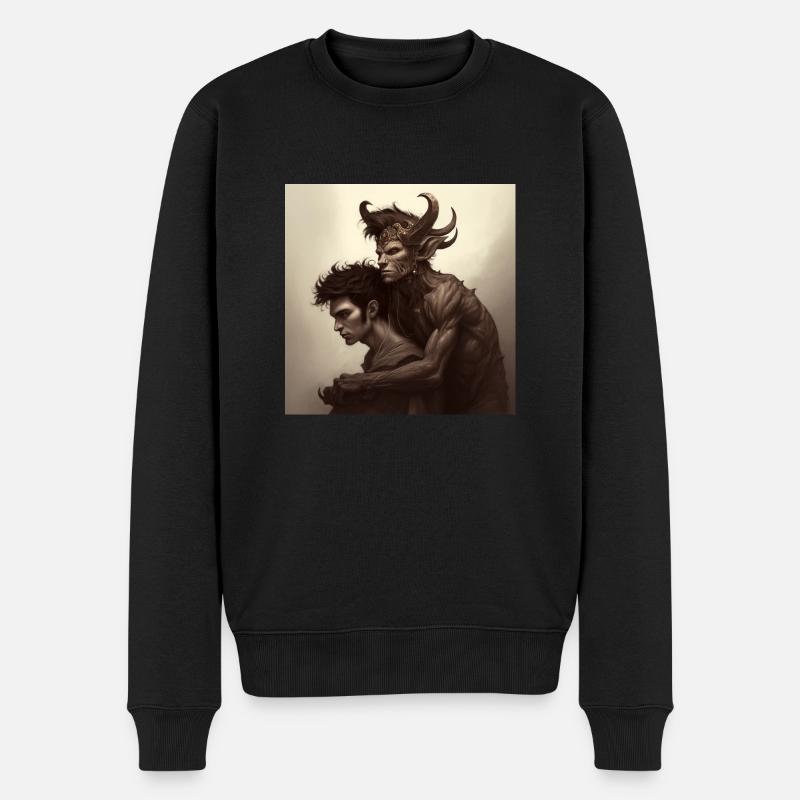 Possessed by the devil - Men's Premium Organic Jumper - black