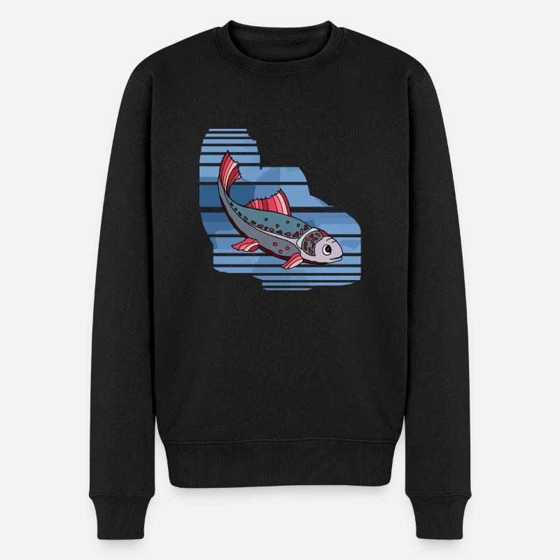 Poisson - Pull Premium bio Homme - noir