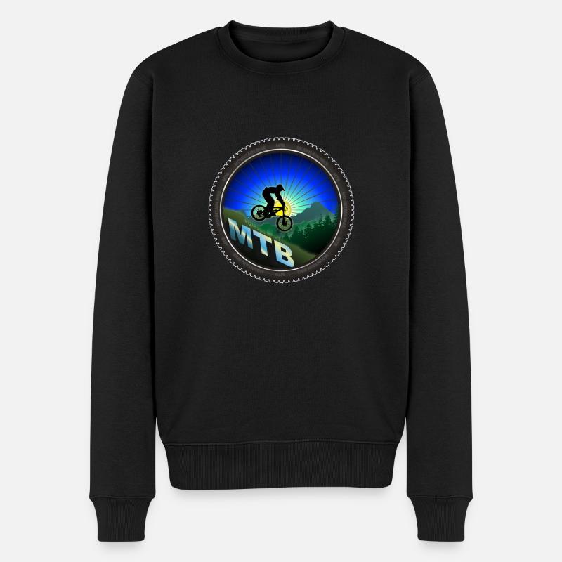 Roue VTT VTT - Pull Premium bio Homme - noir