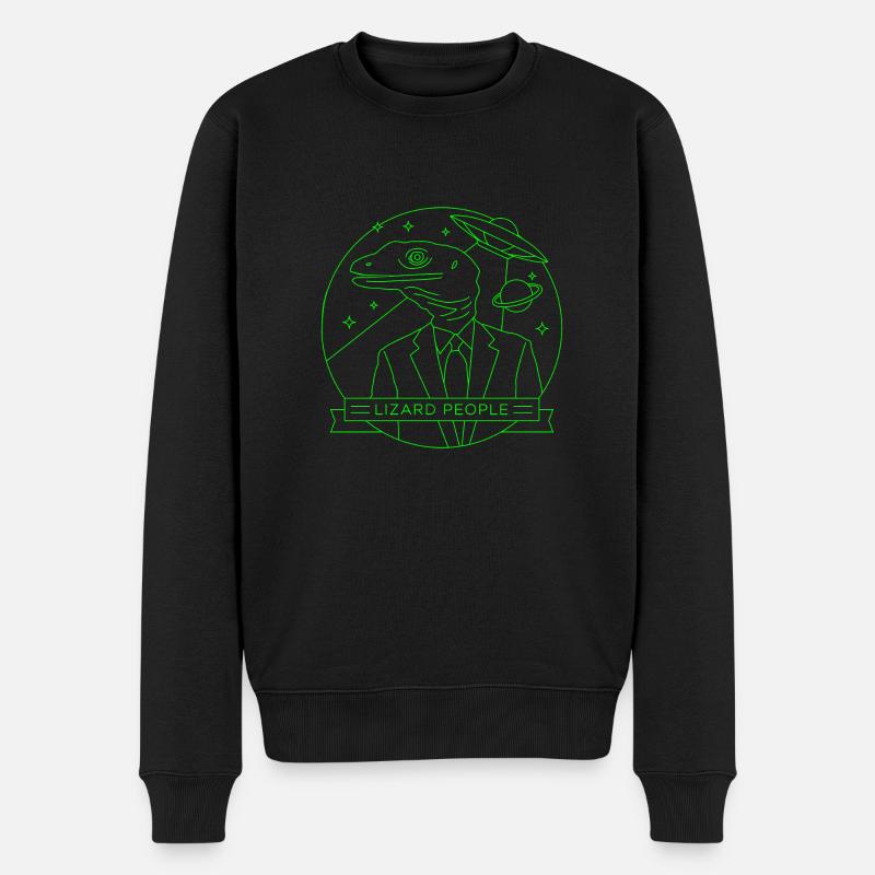 Peuple lézard - Pull Premium bio Homme - noir