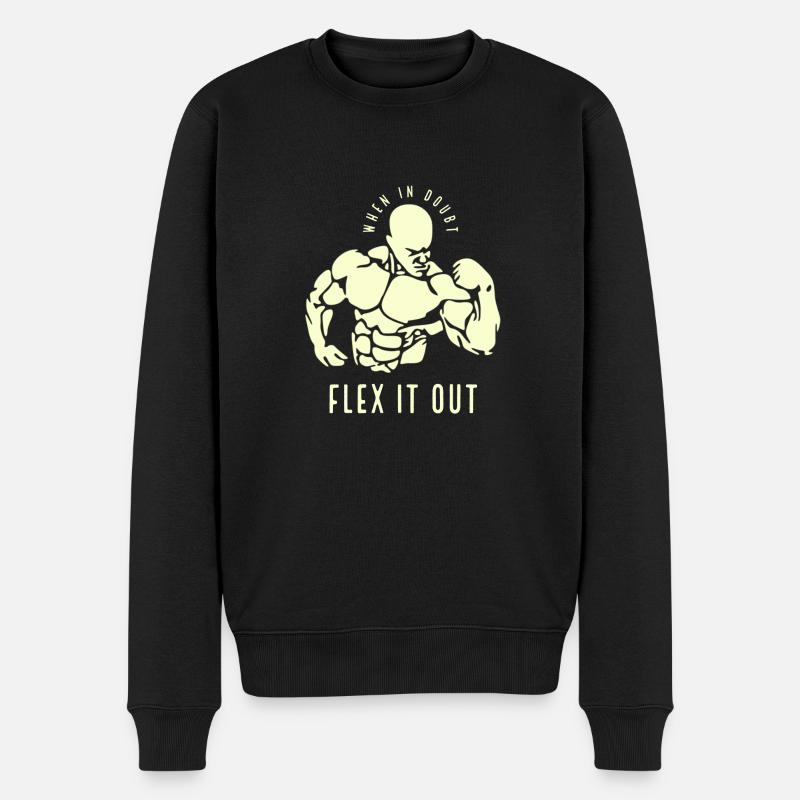 Flex it out - Pull Premium bio Homme - noir
