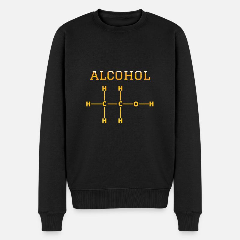 Molécule d’alcool - Pull Premium bio Homme - noir