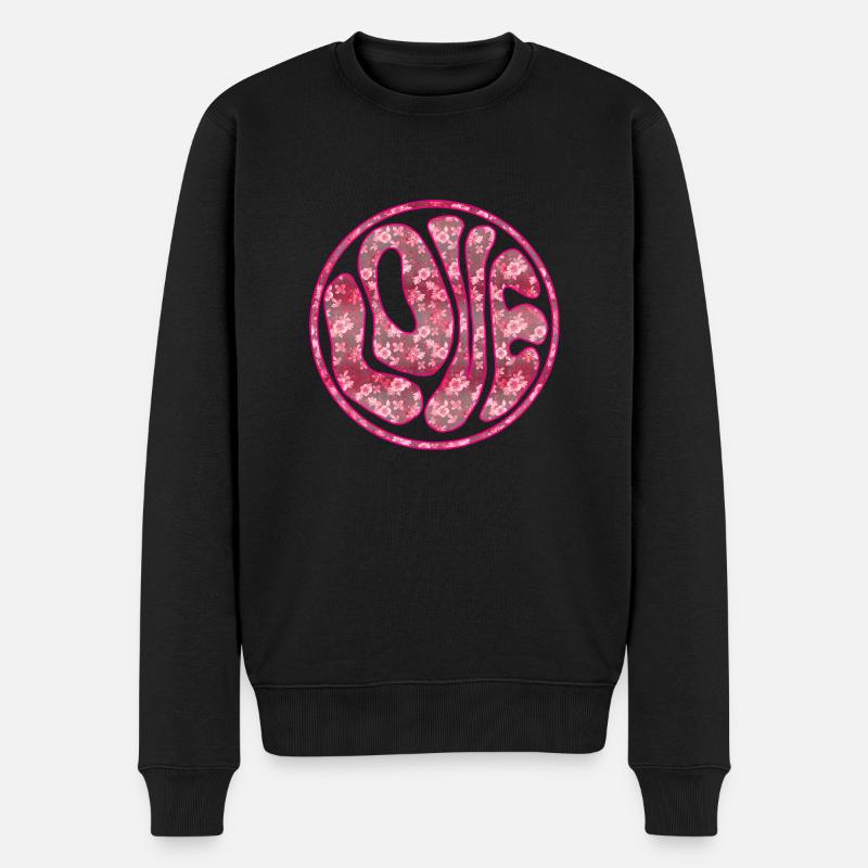 Amour hippie - Pull Premium bio Homme - noir