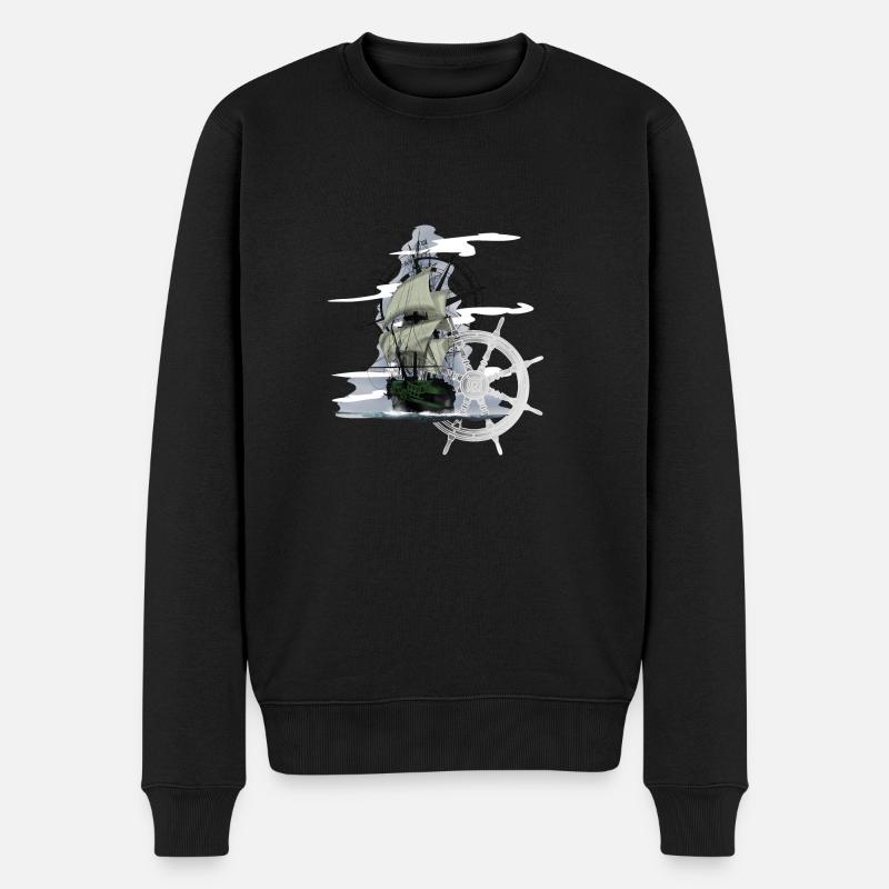 Voilier - Pull Premium bio Homme - noir