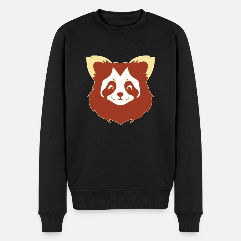 Petit panda - Pull Premium bio Homme - noir