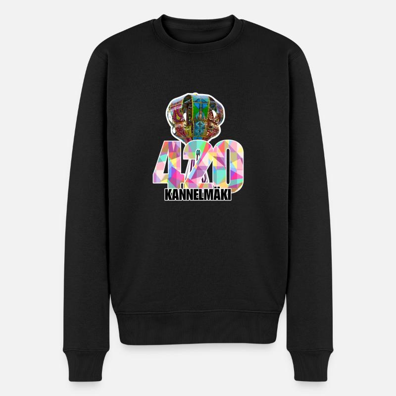 420 Kannelmäki - Männer Premium Bio Pullover - Schwarz