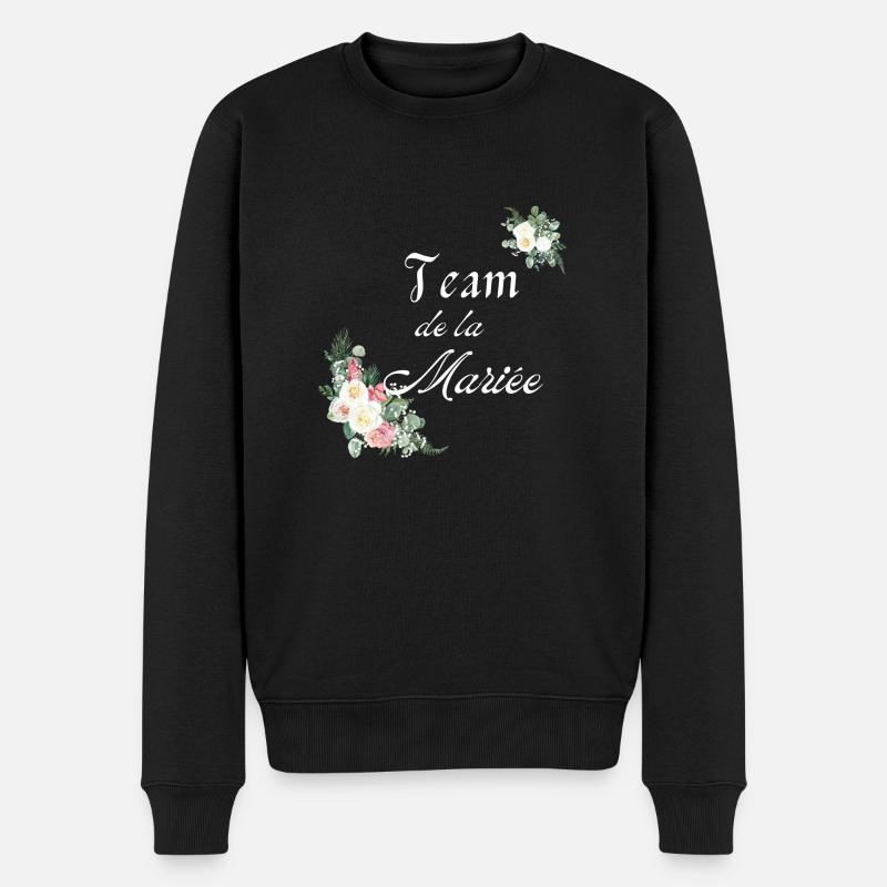 team de la Mariée - Pull Premium bio Homme - noir