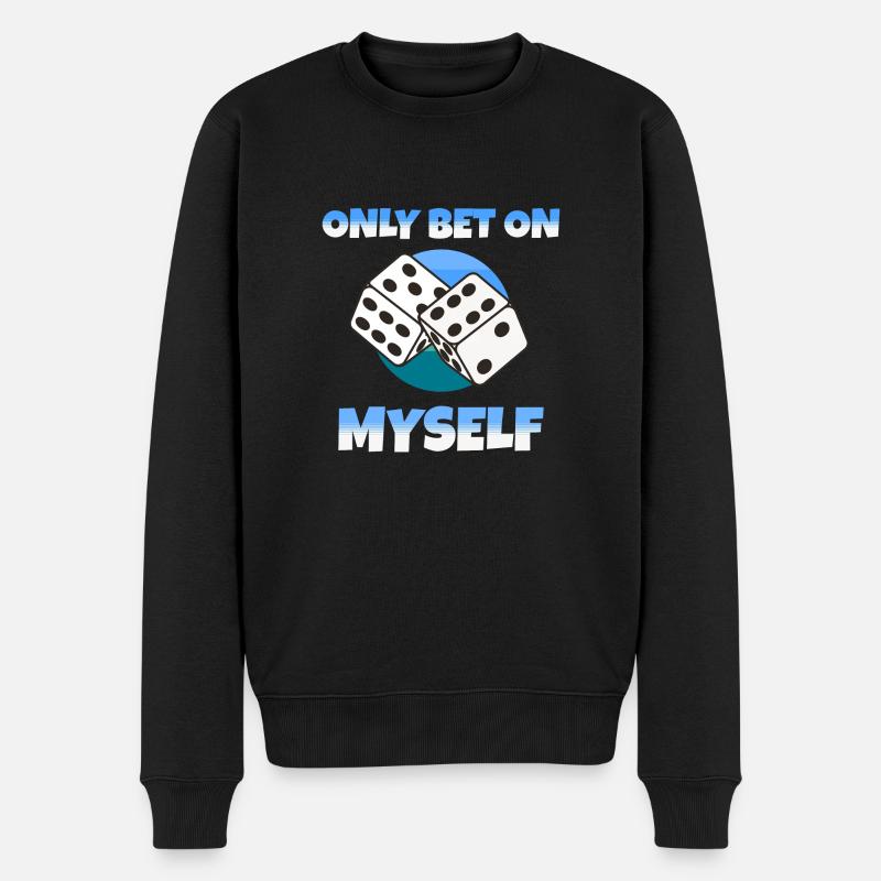 Pariez uniquement sur moi-même - Pull Premium bio Homme - noir