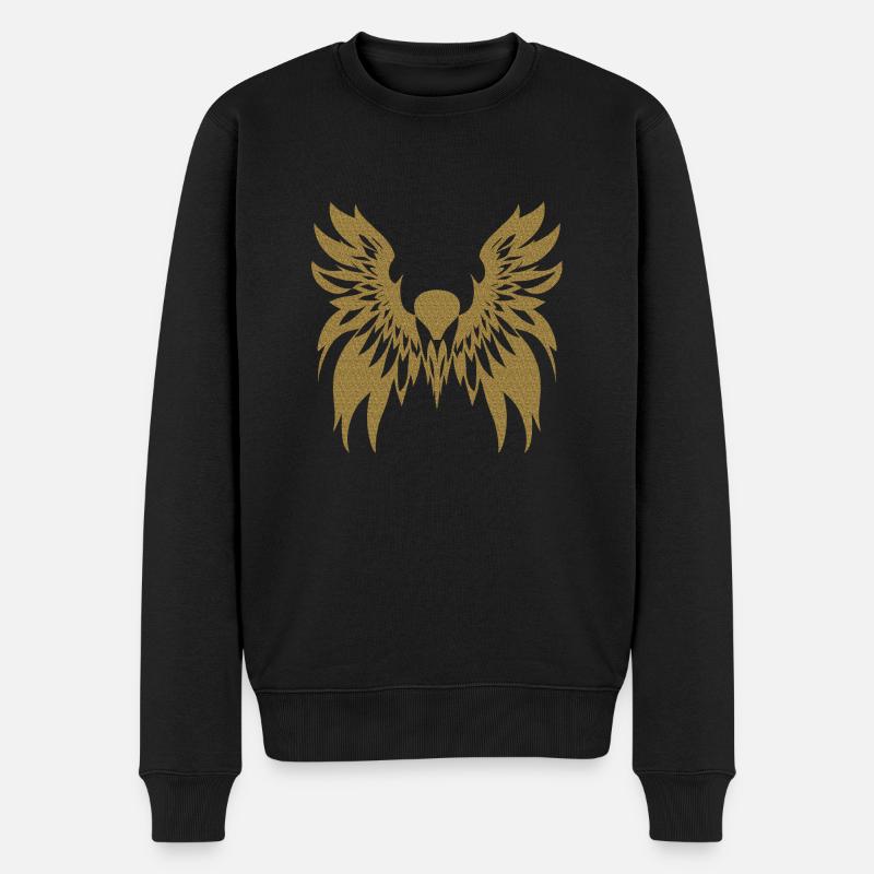 L’oiseau - Pull Premium bio Homme - noir