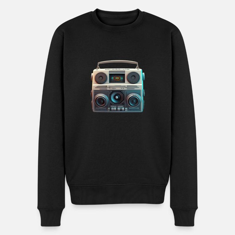 Soundblaster - Männer Premium Bio Pullover - Schwarz