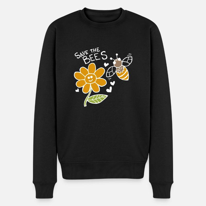 Sauvez les abeilles - Pull Premium bio Homme - noir