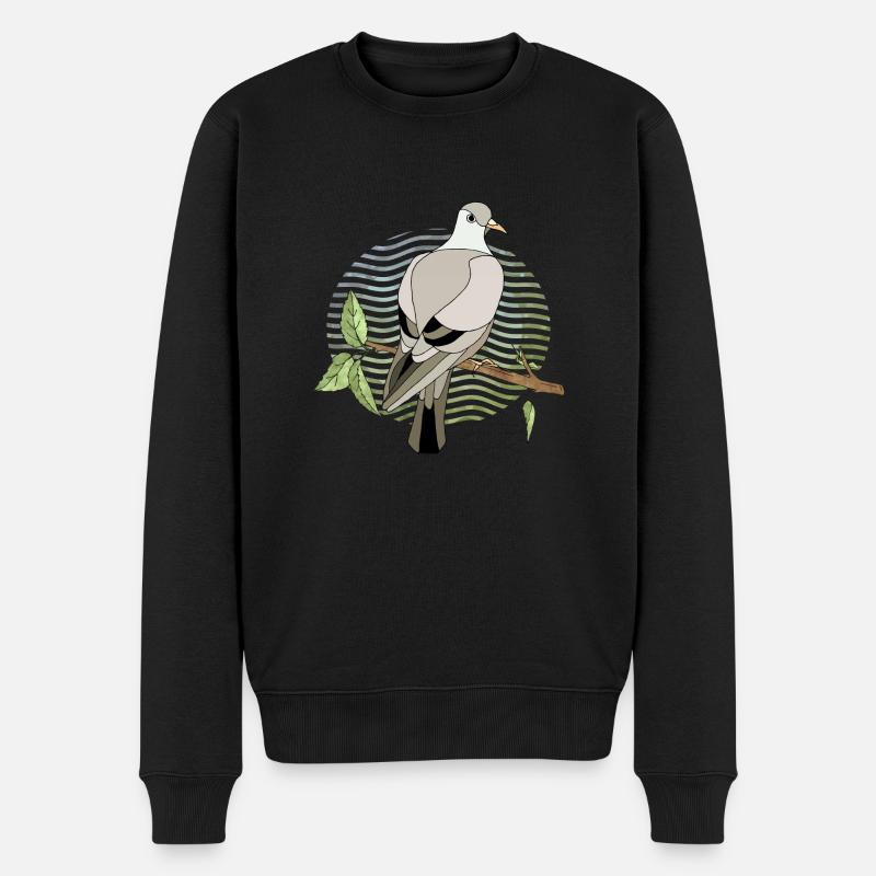 Oiseau - Pull Premium bio Homme - noir