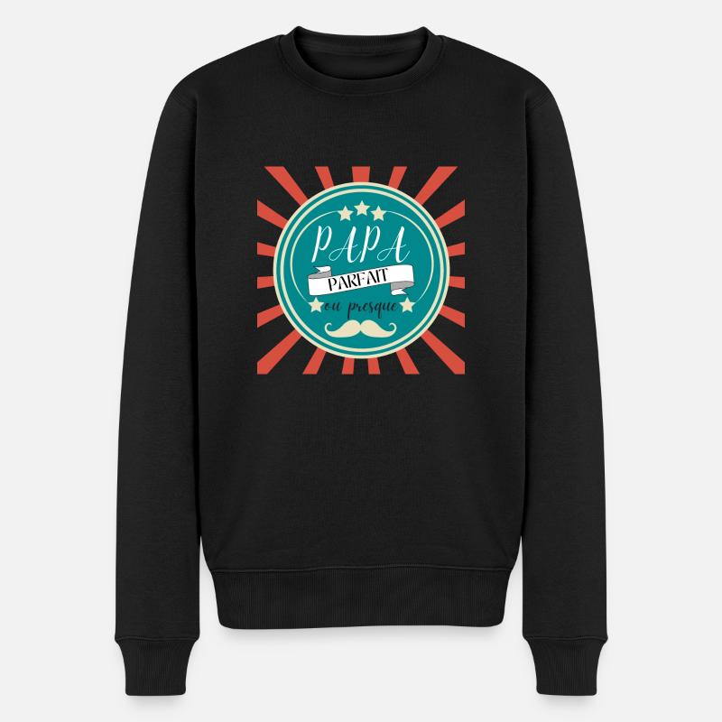 PAPA PARFAIT - UNIQUE - Pull Premium bio Homme - noir