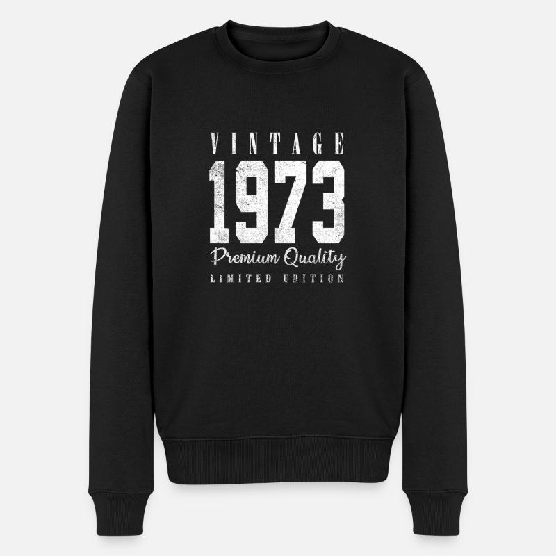 Millésime 1973 - Pull Premium bio Homme - noir
