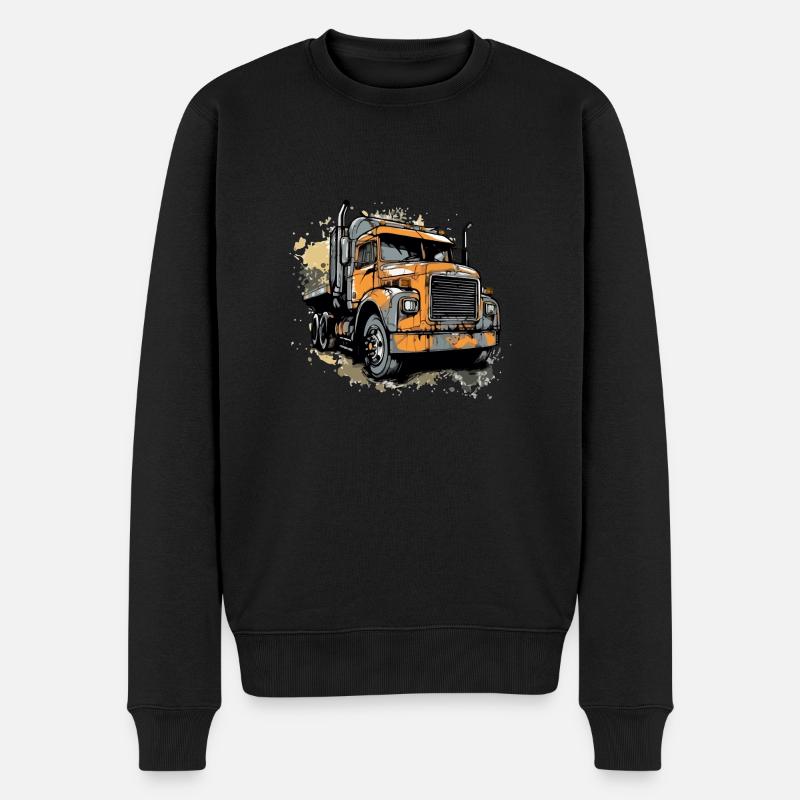 Camion Bigcam - Pull Premium bio Homme - noir