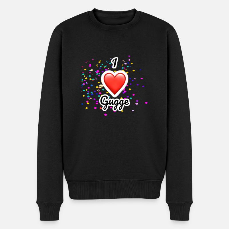 Fasnacht2 - Männer Premium Bio Pullover - Schwarz