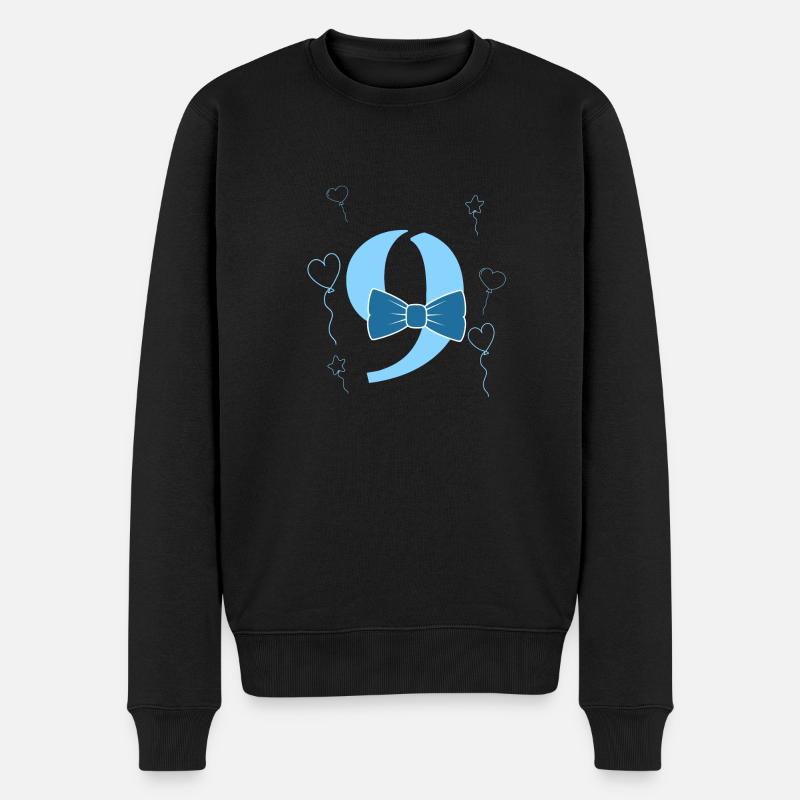 9e anniversaire garçon - Pull Premium bio Homme - noir