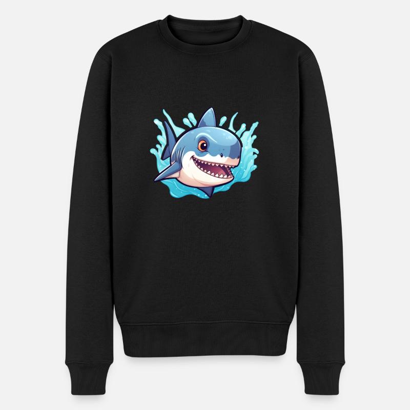 Bébé Requin - Pull Premium bio Homme - noir