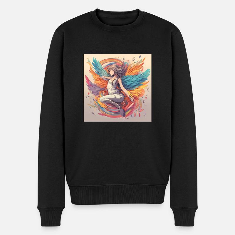 Musicdaydream Nr.4 - Männer Premium Bio Pullover - Schwarz