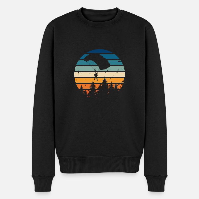 Parachute rétro - Pull Premium bio Homme - noir