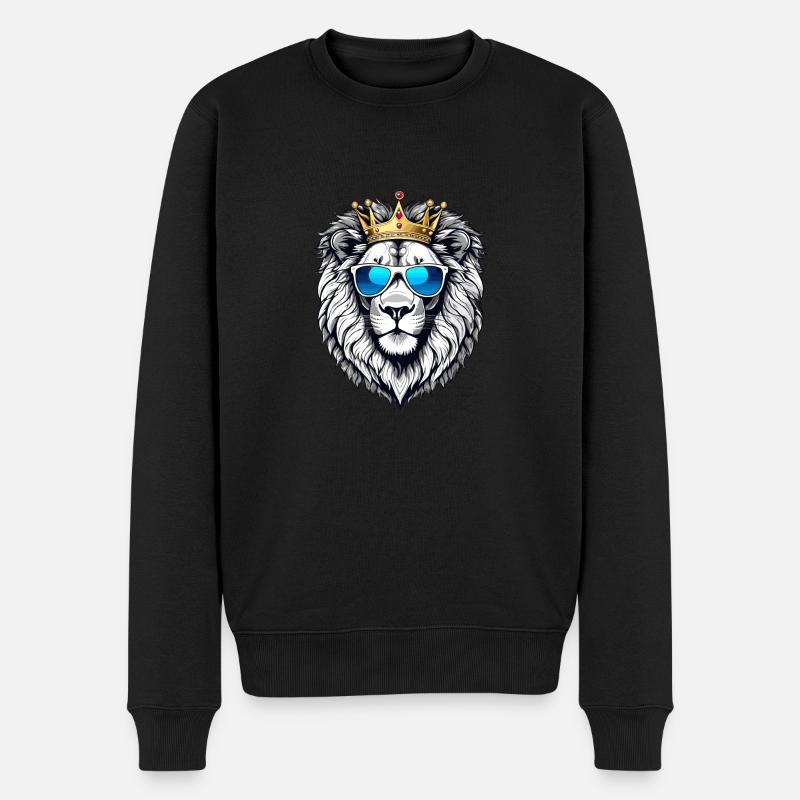 Le Roi - Pull Premium bio Homme - noir