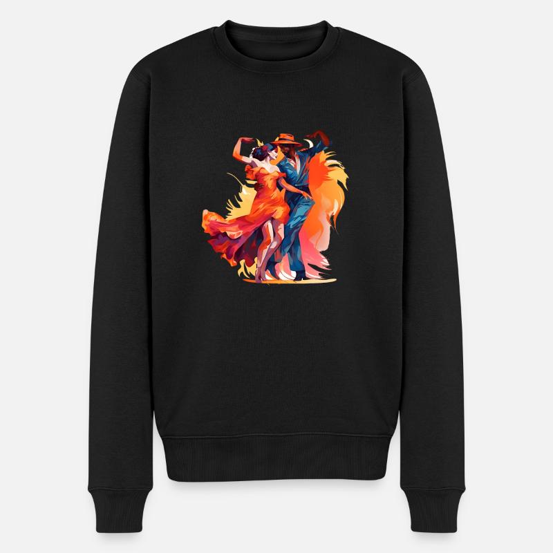 Mambo ist weltweit bekannt - Männer Premium Bio Pullover - Schwarz