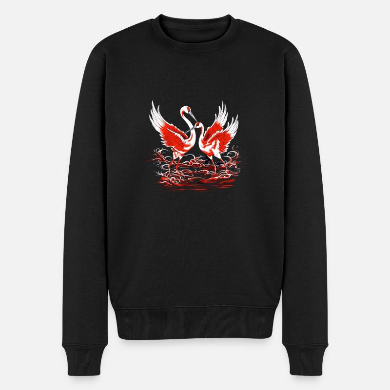 Fans japonais méfiez-vous - Pull Premium bio Homme - noir