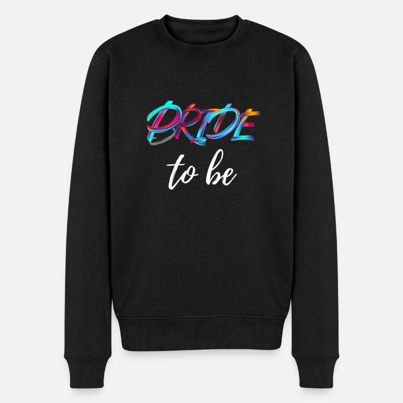 P/Bride to be -Junggesellenabschied - Männer Premium Bio Pullover - Schwarz