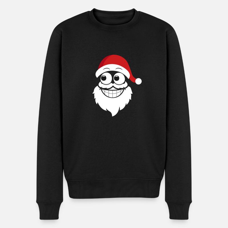 Père Noël qui rit - Pull Premium bio Homme - noir