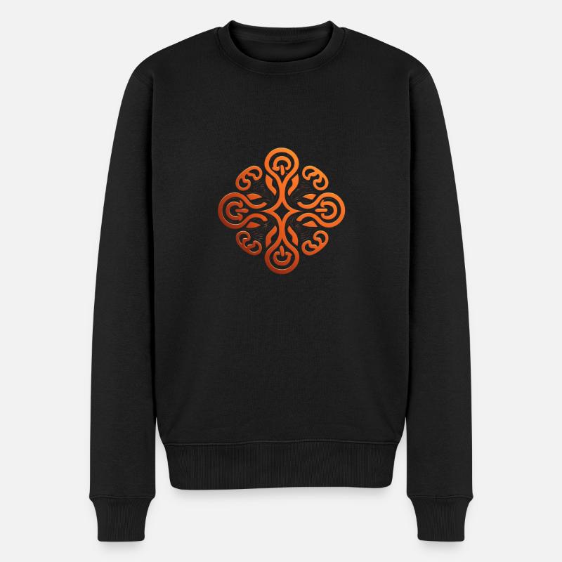 SYMBOLE VERS - Pull Premium bio Homme - noir