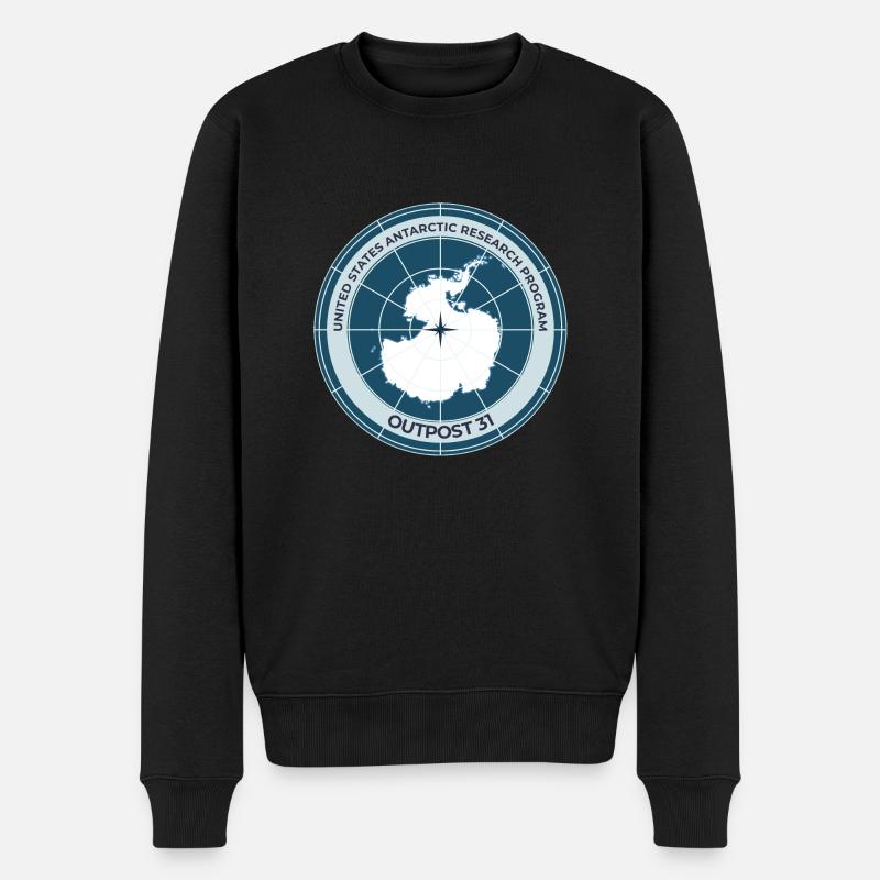 avant-poste 31 - Pull Premium bio Homme - noir