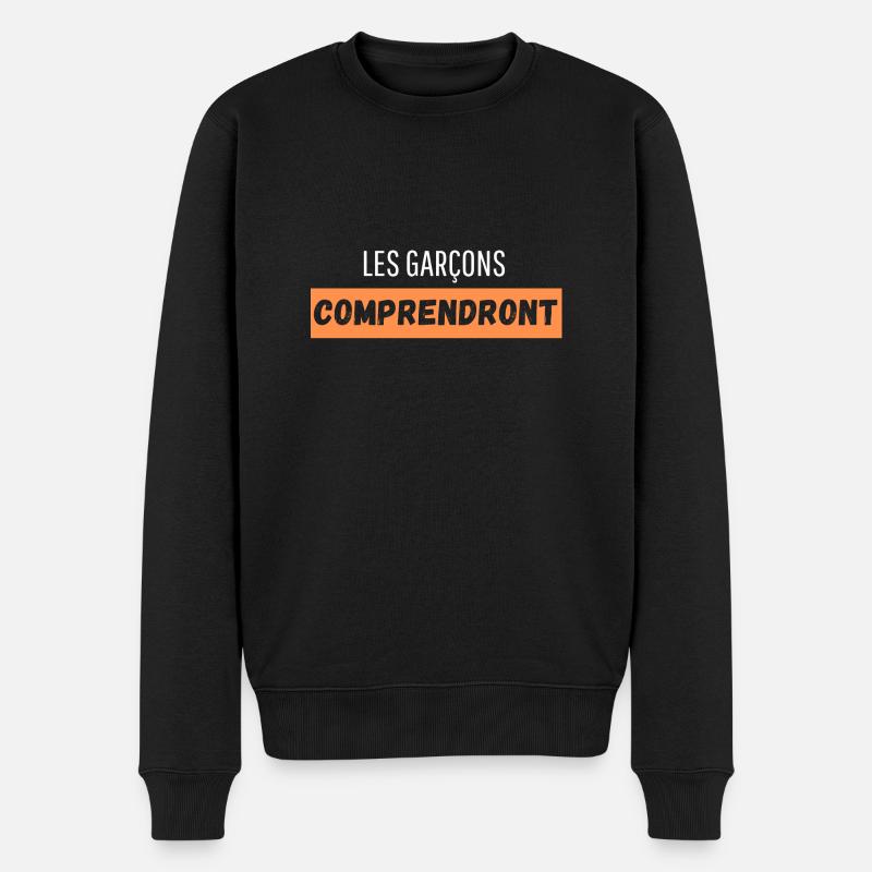 Les garçons comprendront - Pull Premium bio Homme - noir