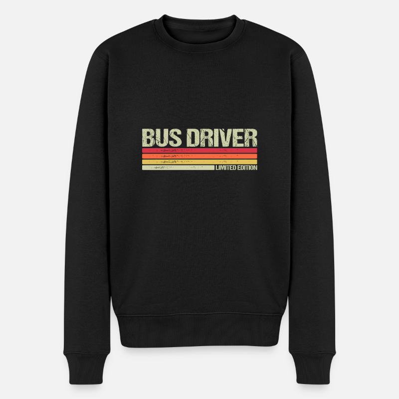 Bus Driver Limited Edition - Männer Premium Bio Pullover - Schwarz