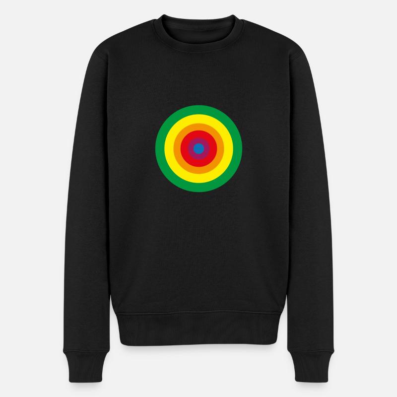Spectrum Sphere - Männer Premium Bio Pullover - Schwarz