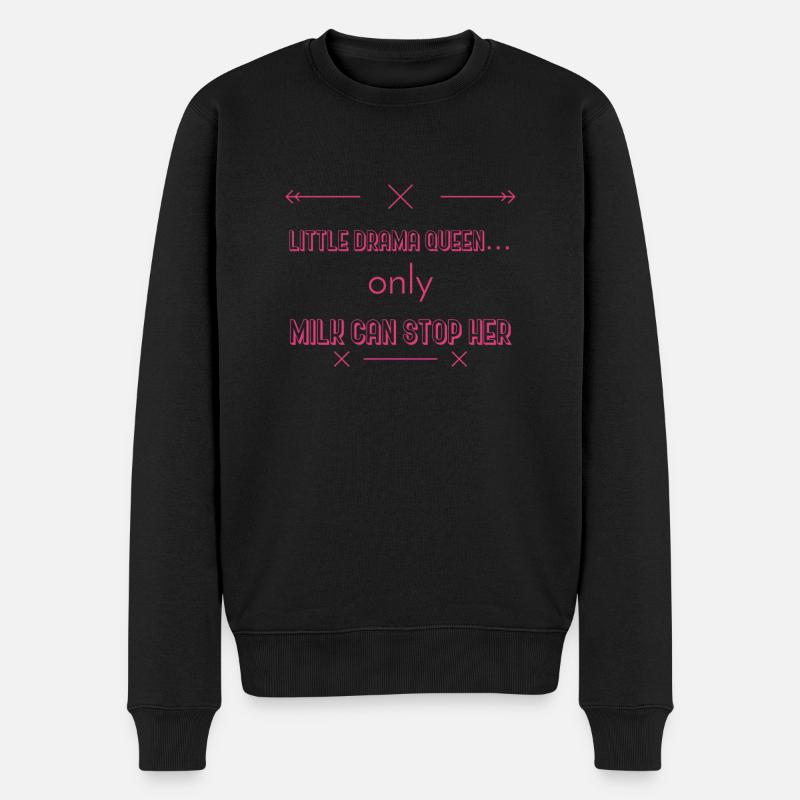 Baby - Männer Premium Bio Pullover - Schwarz