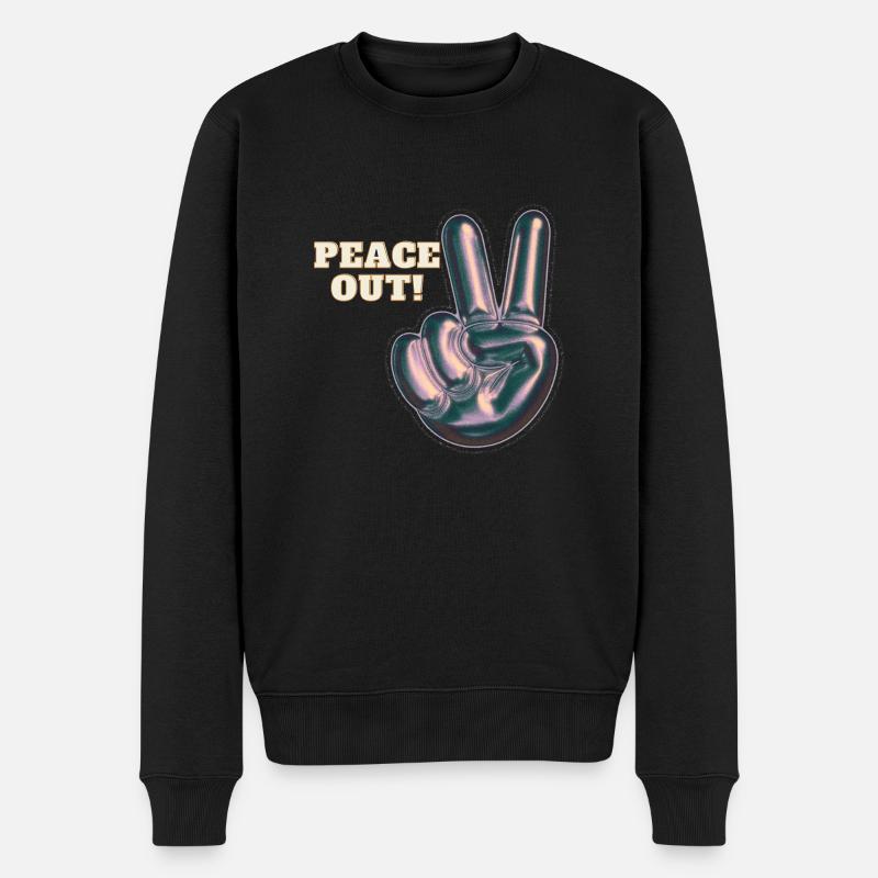 Paix à vous ! - Pull Premium bio Homme - noir