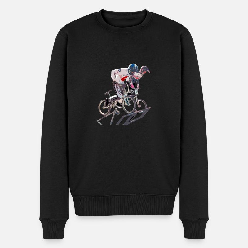 bmx - Pull Premium bio Homme - noir