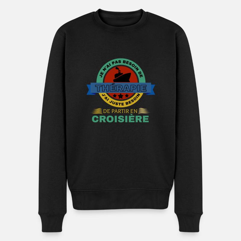 Croisière - Pull Premium bio Homme - noir